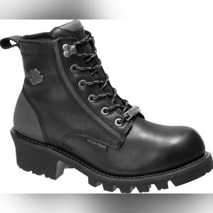 Harley-Davidson® Men's Dodson Waterproof Black Motorcycle Boots